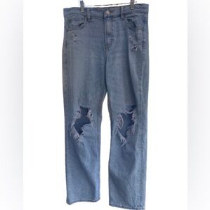 American Eagle Outfitters Light Blue Denim Jeans Women’s 8 Super high-rise